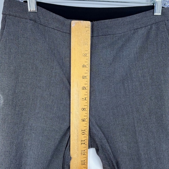 Zara Basic Womens Large Trouser Pants Black White Red Tuxedo Stripes Skinny Leg - Picture 4 of 9